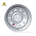 14x5.5 Steel Wheel 8 Spoke Chrome Trailer Wheels